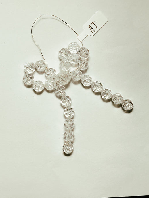 Medium sized crystal bow Ornament